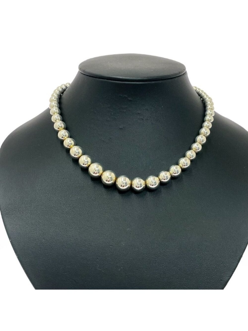 Tiffany & Co HardWear Silver Ball Necklace 925 Stamp